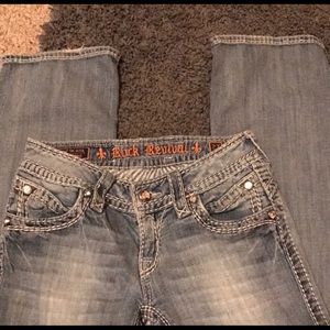 Light rock revival bootcut jeans